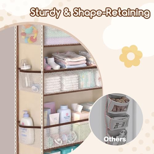 Baby Nursery Over The Door Organizer, 10 Pocket Hanging Storage - Image 5