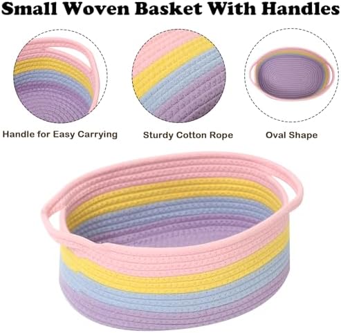 Woven Rope Basket, Baby Gift Basket - Image 3