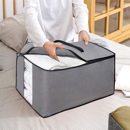 MISSLO Thick Over Size Storage Bag, Folding Organizer Bag, Under Bed Storage - Image 5