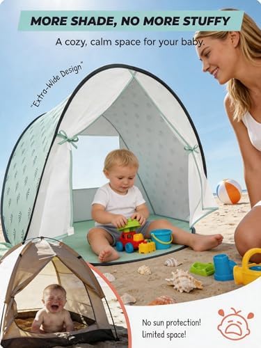 Pop-Up Baby Beach Tent UPF 50+ - Image 3