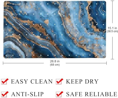 Shower Mat Non Slip, 26.8 x 15.1 Inch Bathtub Mat - Image 4