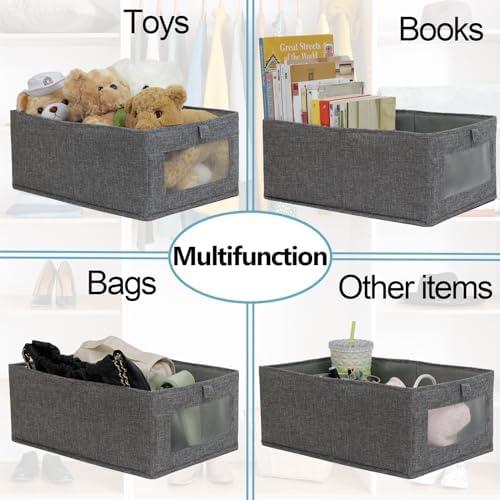 Fordonral 4 Pack Closet Organizers and Storage Bins, Storage Containers - Image 4