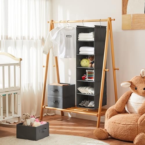 MAX Houser 6 Tier Shelf Hanging Closet Organizer, 2 Pack - Image 2