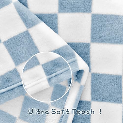 Yurhap Checkered Baby Blanket Fleece Baby Blankets - Image 6