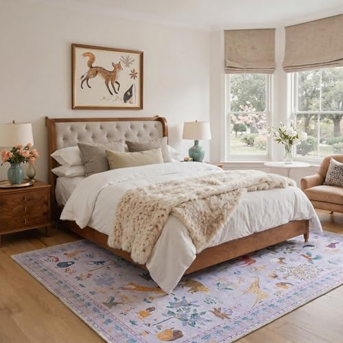 BESBLEE 2'6X10 Washable Kitchen Runner Rug, Animal Non Slip - Image 6
