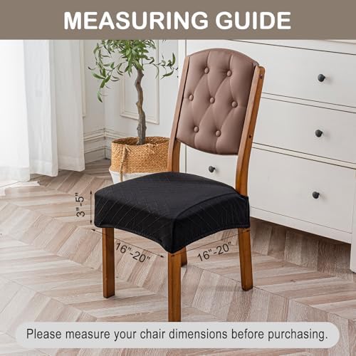 Genina Waterproof Chair Covers for Dining Room - Image 5