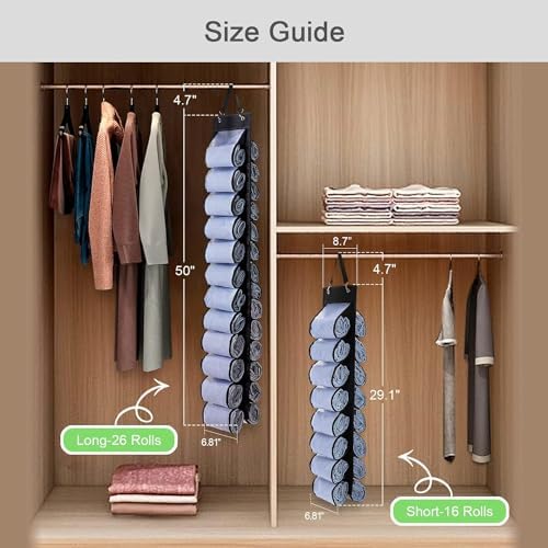 DHSFKBE Legging Organizer Storage, T-Shirt Organizer, Foldable Hanging Closet - Image 6
