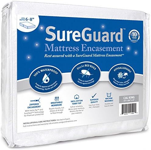Cal King SureGuard Mattress Encasement by SureGuardMattressProtectors