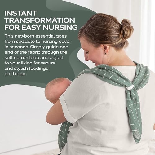 Itzy Ritzy Breastfeeding Boss Multi-Use Baby Wrap & Cover - Image 4