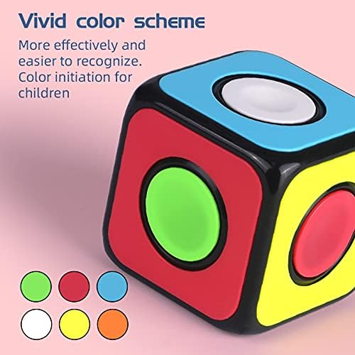 Cuberspeed QY Toys 1x1x1 Speed Cube 02 Black 1x1 Magic Cube Puzzle O2 Cube
