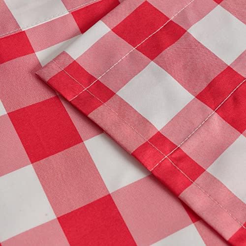 Hiasan Buffalo Plaid Curtains Valances, 60W x 18L, 1 Panel - Image 5