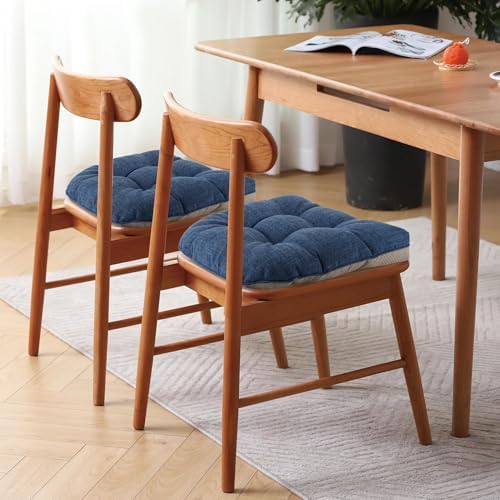 Chair Cushions for Dining Chairs Set of 4, Royal Blue - Image 2