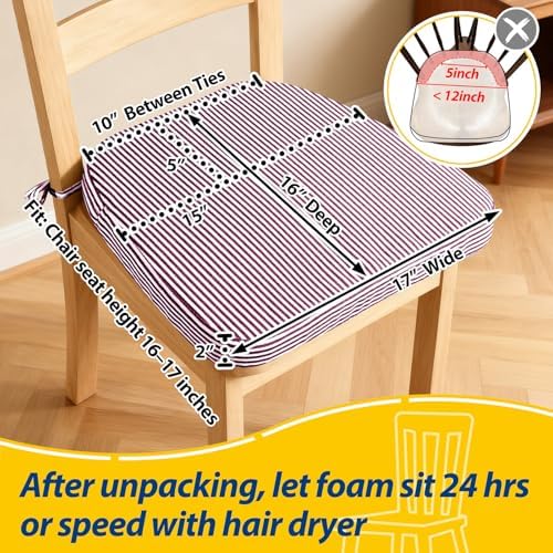 AAAAAcessories Chair Cushions for Dining Chairs - Image 2