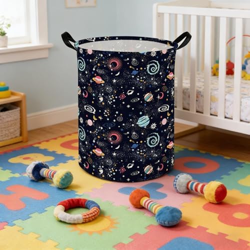 Moon Laundry hamper, Kids Laundry Basket, Baby Nursery Hamper, Waterproof - Image 2