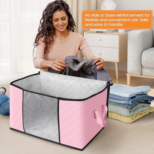 Fab totes 6 Pack Storage Bags for Clothes Blanket Storage Bins - Image 3