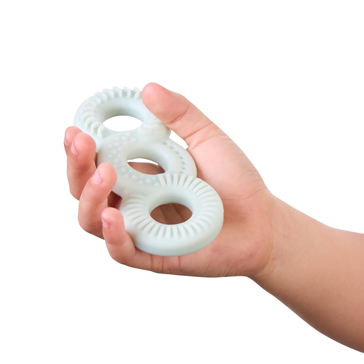 Really Good Stuff Sensory Fidget Tactile Triple Infinity Loop-Set of 4