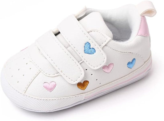 LONSOEN Baby Girls Boys Loafers Prewalker Dress Crib Shoes