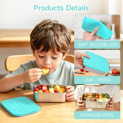 SOPHICO Stainless Steel 24 OZ Snack Containers - Image 3