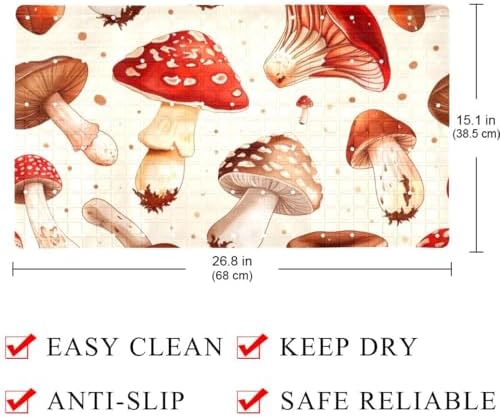 Non Slip Bathtub and Shower Mat 26.8x15.1 inch, Bath Mat - Image 4