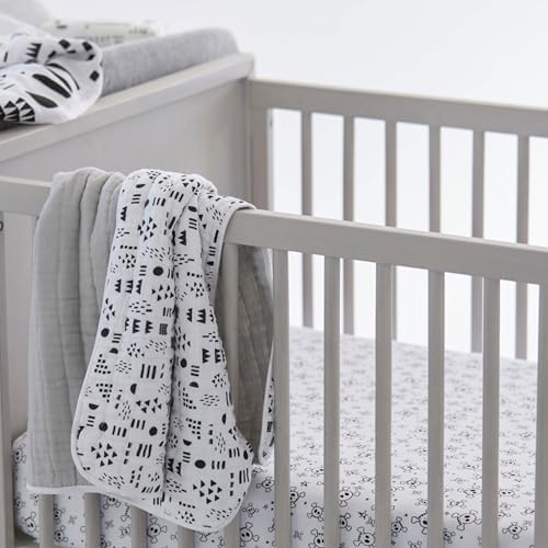 HonestBaby Unisex-Baby Classics Fitted Crib Sheets Set Standard Mattress - Image 3
