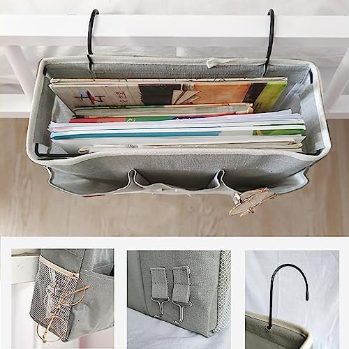 Bedside Caddy, Bedside Hanging Storage Organizer forBunk and Hospital Beds - Image 3