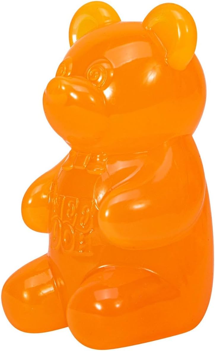 Schylling NeeDoh Gummy Bear - Sensory Fidget Toy - Assorted Colors - Ages 3 to Adult (Pack of 1)