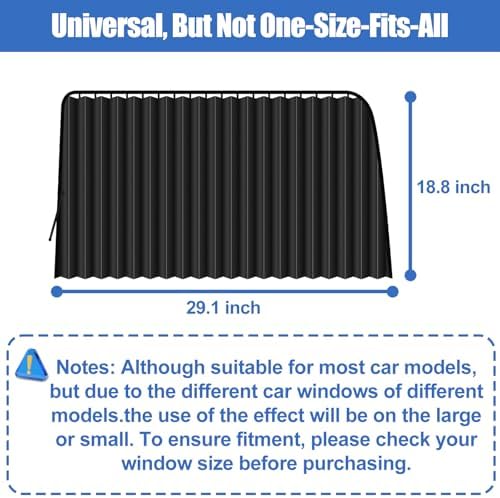 XCBYT Magnetic Car Window Curtains - Image 3