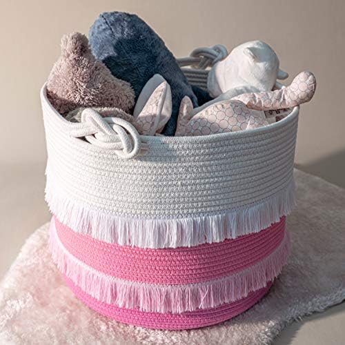 CherryNow 45L Woven Rope Baby Basket - Image 5