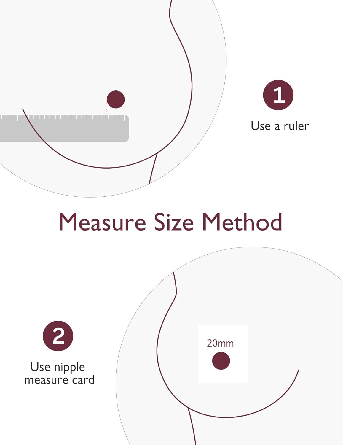 Momcozy Flange Insert 21mm Compatible with 24mm Flange/Shield of Most Pumps, Insert for Breast Pump Replacement Accessories, 4PCS 21mm