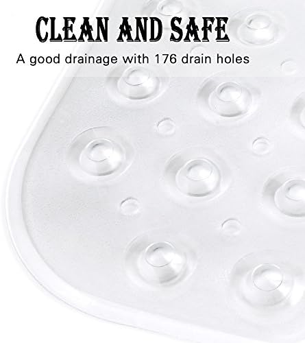 YINENN Bath and Shower Safety Mats 40x16 inch, Non Slip - Image 5