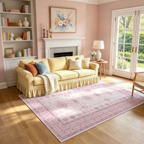 Washable Area Rugs 5x7, Ultra Soft Carpet - Image 3