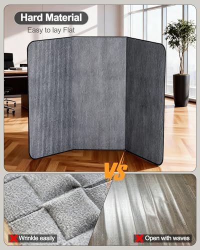 Blvornl Corduroy Office Chair Mat - Image 3