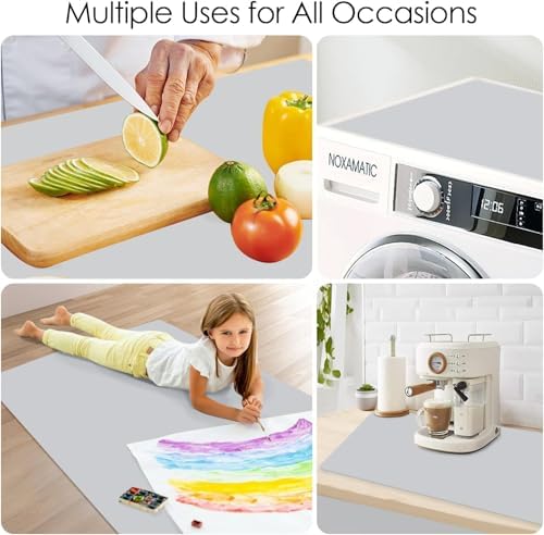 Extra Large Silicone Mat, 31.5x16.9 Inch Heat Resistant Mat - Image 5