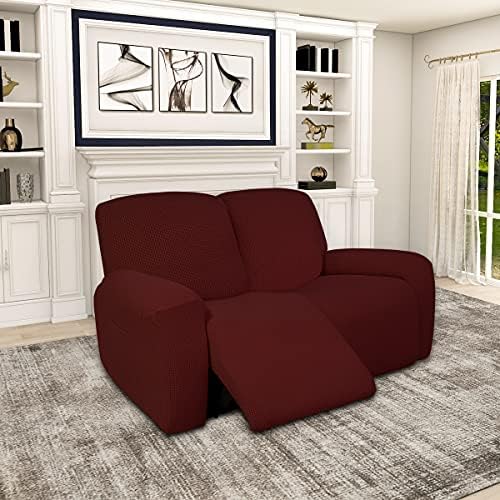 Easy-Going 100% Dual Waterproof Recliner Loveseat Cover, 6-Pieces Stretch - Image 2
