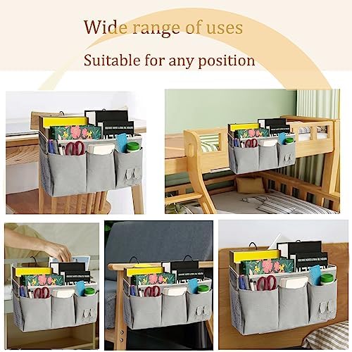 Bedside Caddy, Bedside Hanging Storage Organizer forBunk and Hospital Beds - Image 4