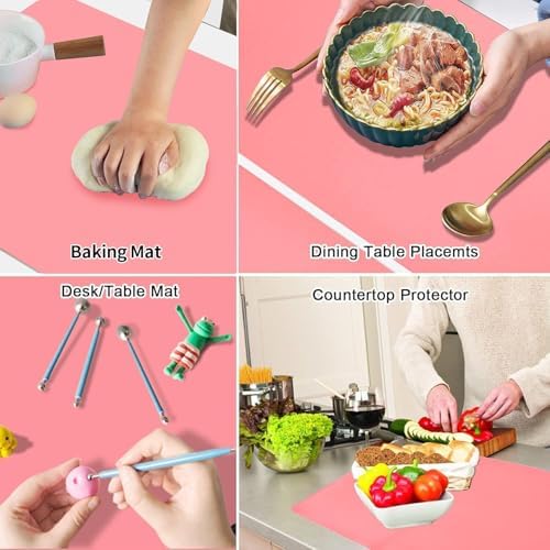 Extra Large Silicone Mats for Kitchen Counter, 27.6'' x15.7'' Silicone - Image 3