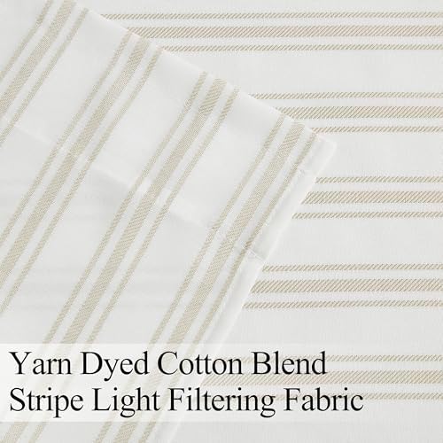 ZJDECOR Cotton Blended Tier Cafe Curtains - Image 4