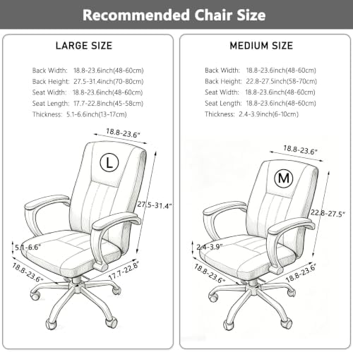 Melaluxe Office Chair Cover - Image 5
