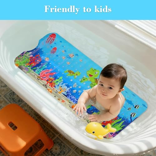 Secopad Bathtub Mat Non Slip, Cute Tub Mat - Image 2