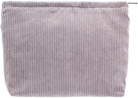 PAZIMIIK Makeup Bag Large Zipper Corduroy Make Up Pouch by PAZIMIIK