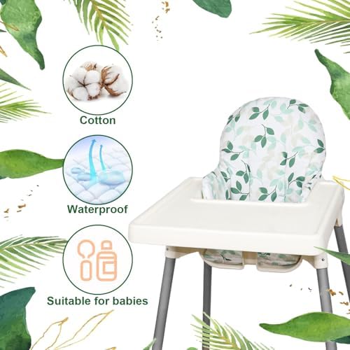 for IKEA High Chair Cushion, Cotton Non-Slip - Image 3
