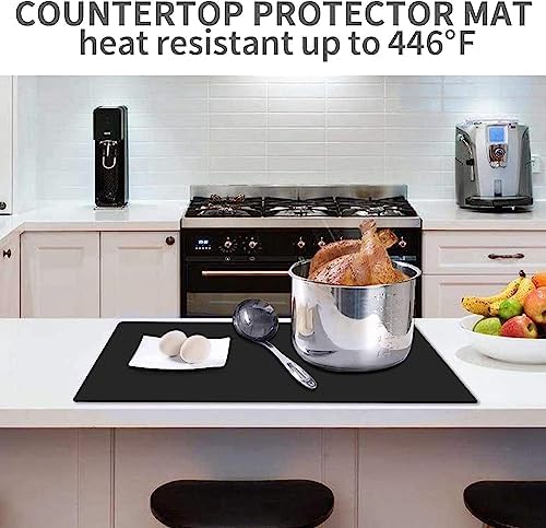Large Silicone Mats for Kitchen Counter, 27.6 x 16'' Countertop Protector Mat - Image 3