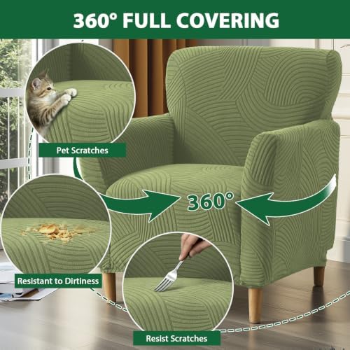 Stretch Chair Covers Armchair Slipcovers - Image 6
