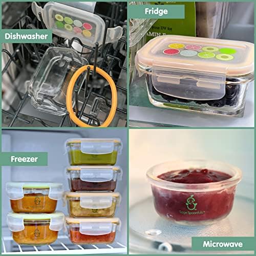 Sage Spoonfuls Glass Baby Food Containers - Image 2