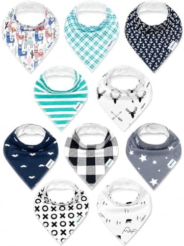 KiddyStar Premium Organic Cotton Bibs by KiddyStar%C2%AE