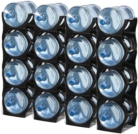 Bariboo Stackable Water Bottle Storage Rack Best Water Jugs 5 Gallon Organizer. - Image 3