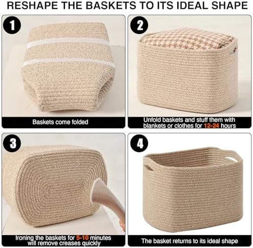 ICERZCZ Decorative Storage Baskets - Image 7