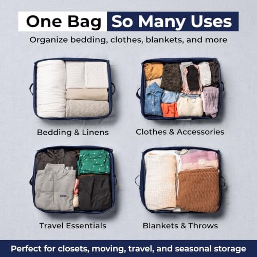 Soft Canvas Storage Bags with Zipper. Thick Breathable - Image 7
