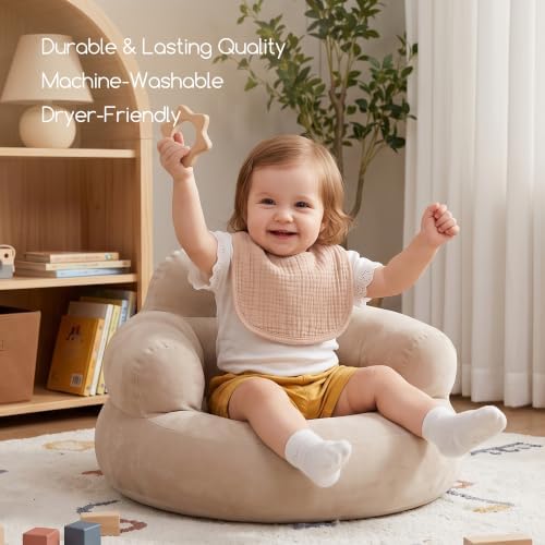 6-Pack Muslin Baby Bibs for Drooling & Teething, Absorbent Bib - Image 6