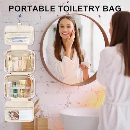 TOPEAST Travel Hanging Toiletry Bag & Makeup Bag - Image 5